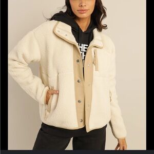 The North Face Cream and Tan Women's Jacket